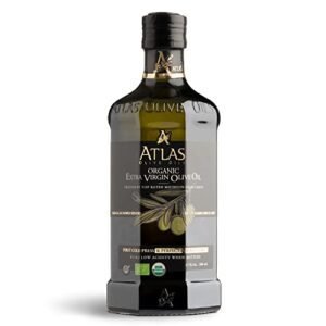 Atlas Organic Cold Pressed Moroccan Extra Virgin Olive Oil, Polyphenol