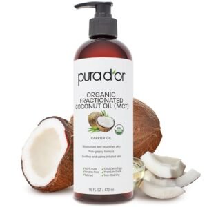 Pura D'or Organic Fractionated Coconut Oil