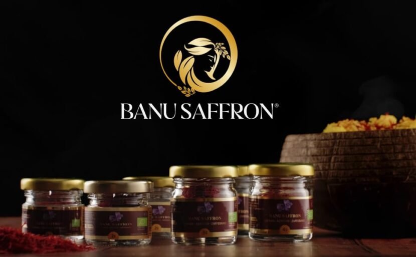 Banu Saffron certified organic all red saffron threads, award-winning quality, 1 gram (0.035 ounce) jar.
